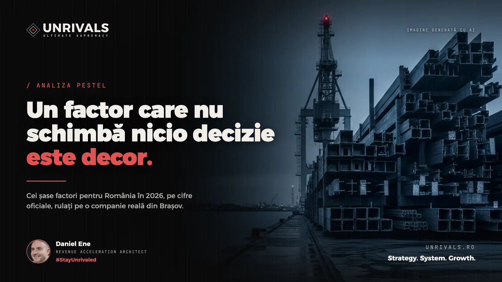 Analiza PESTEL în 2026: România pe cifre oficiale și ce schimbă ele în planul tău