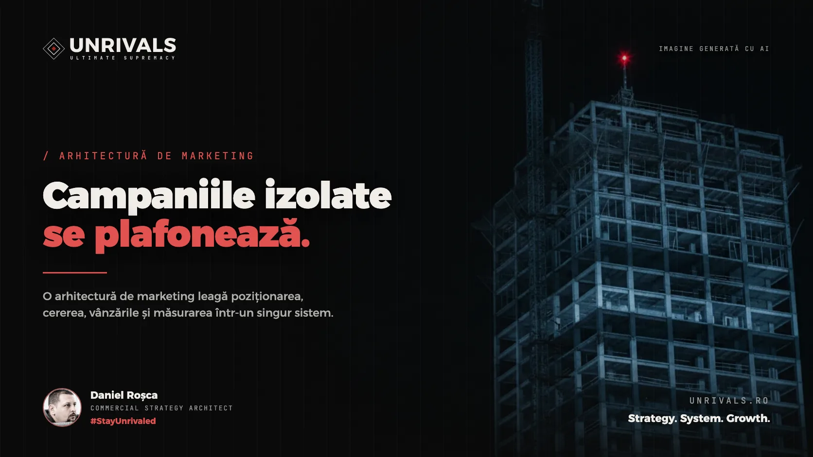 Arhitectură de marketing: sistemul care face creșterea predictibilă