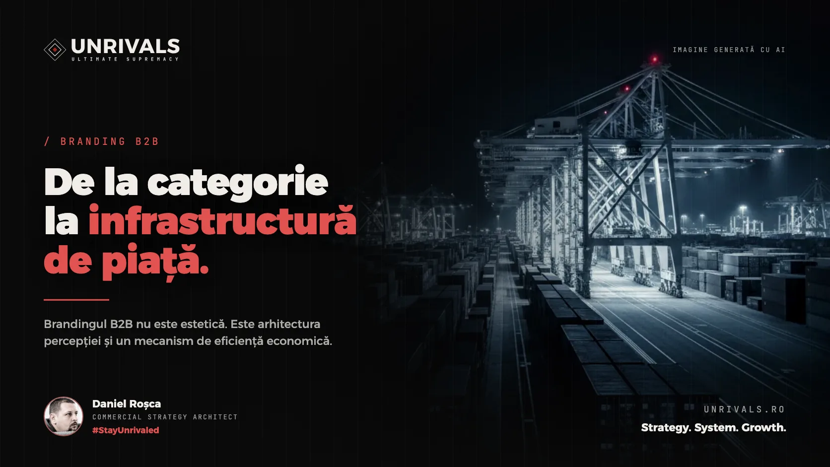 De la categorie la infrastructură de piață