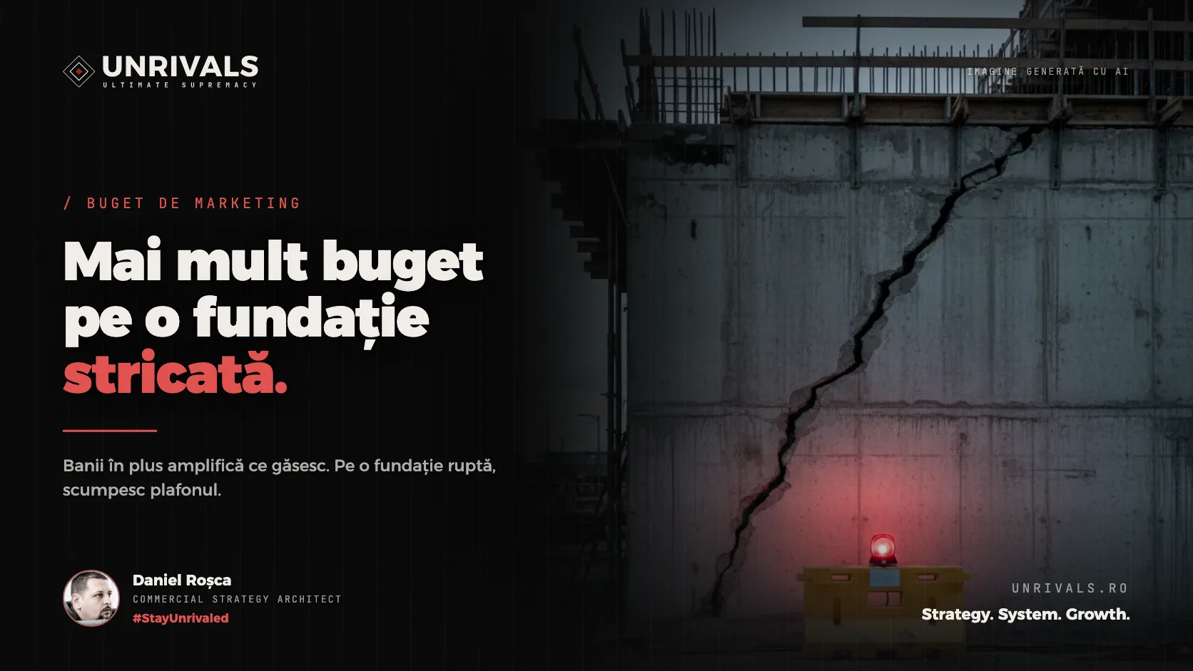 Buget de marketing pe o fundație stricată: de ce banii în plus nu aduc clienți în plus