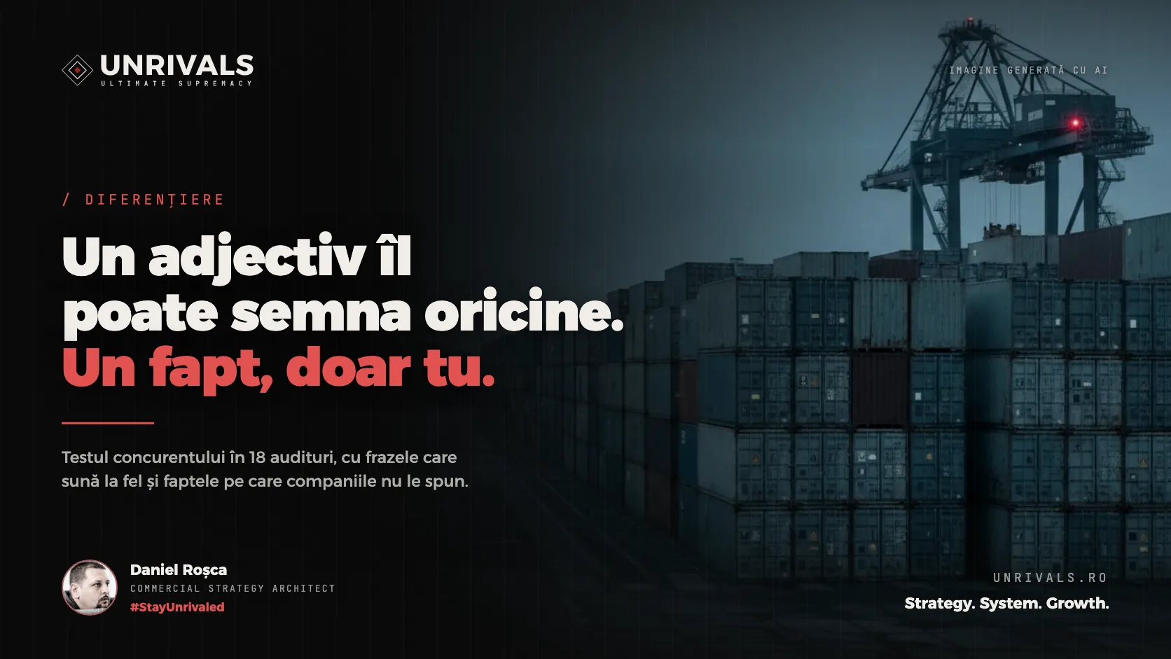 Diferențierea nu este un adjectiv: cum scrii un unique selling proposition pe care concurentul nu îl poate semna