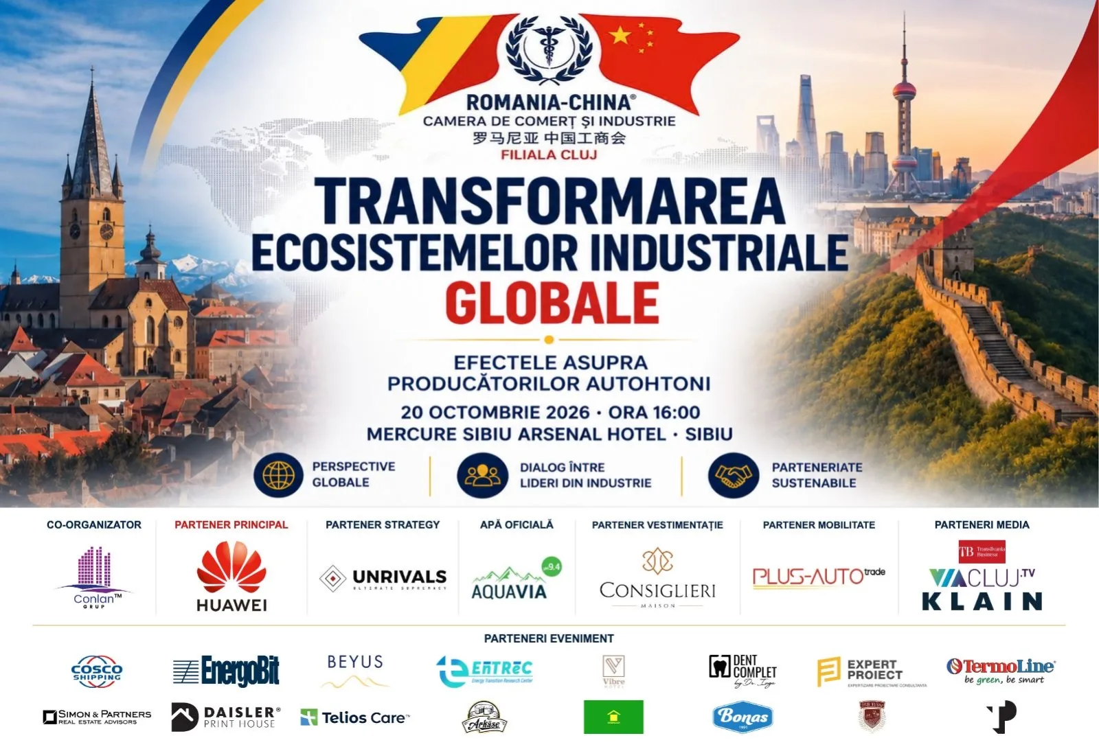 Forumul de la Sibiu despre transformarea ecosistemelor industriale globale