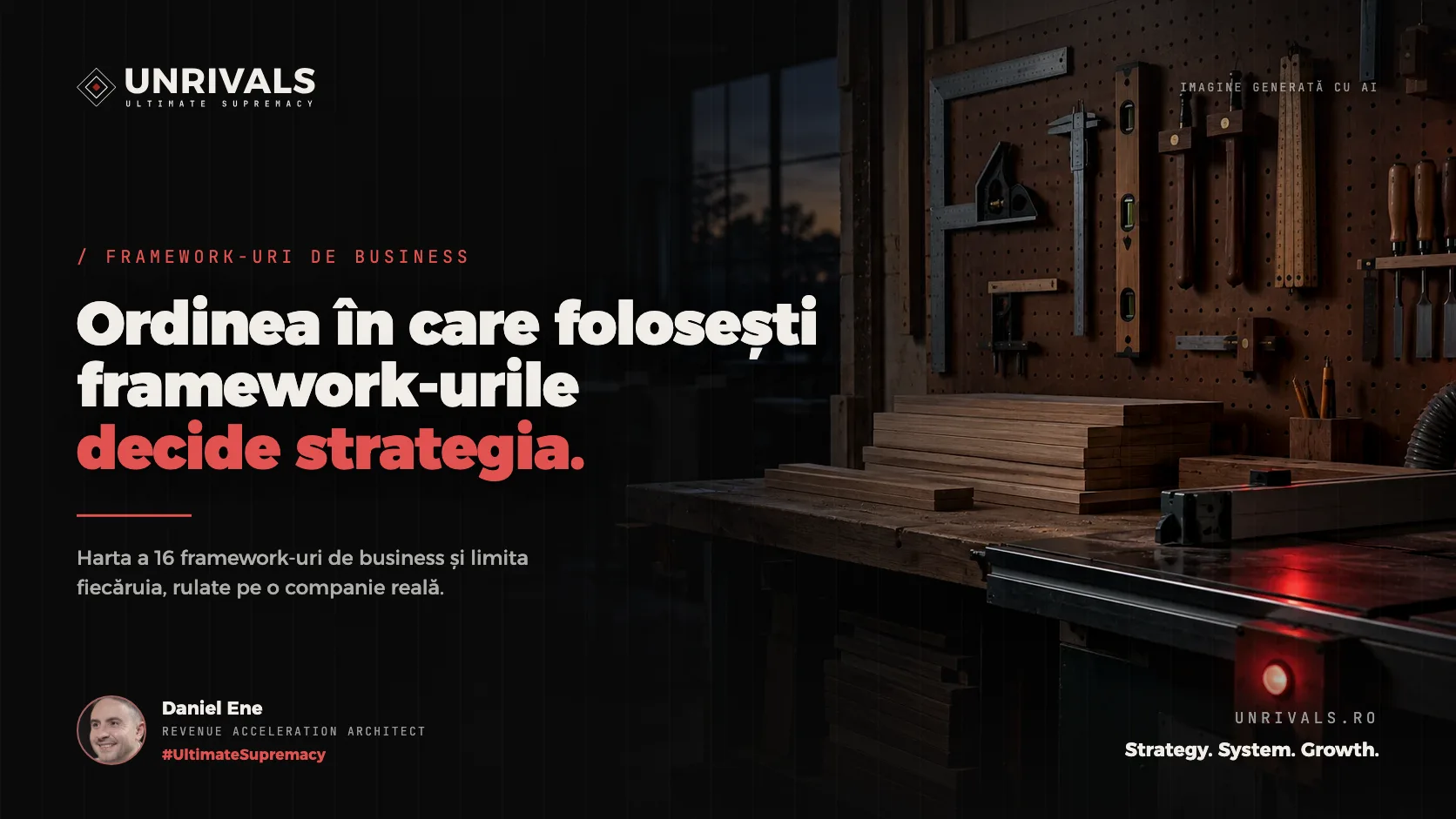 Framework-urile de business: care, când și ce nu îți spun