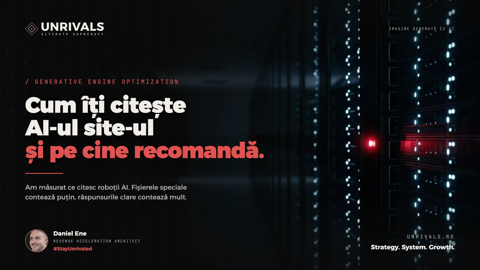 Generative engine optimization: cum îți citește AI-ul site-ul, pe înțelesul unui CEO
