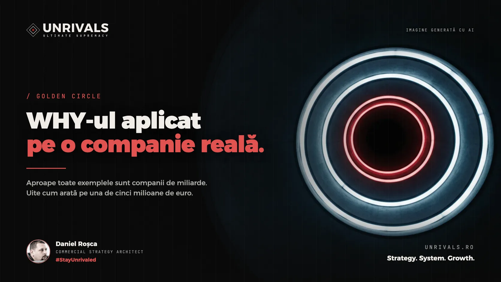 Golden Circle: WHY-ul aplicat pe o companie reală