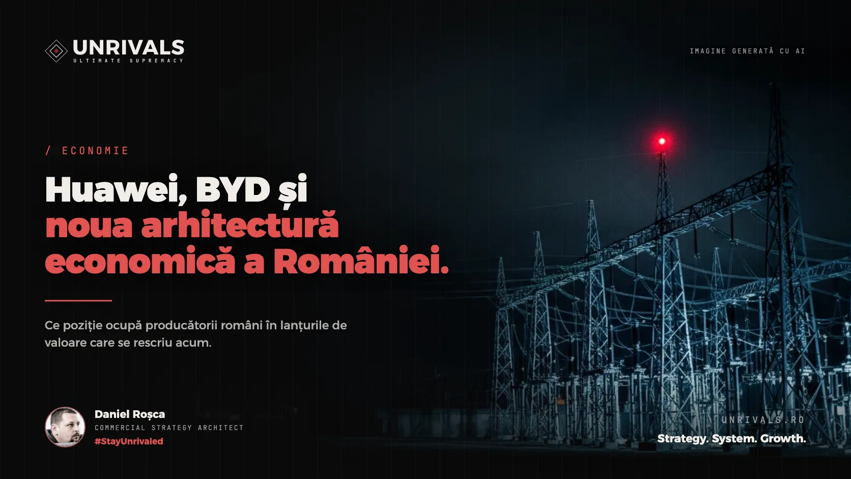 Huawei, BYD și noua arhitectură economică a României