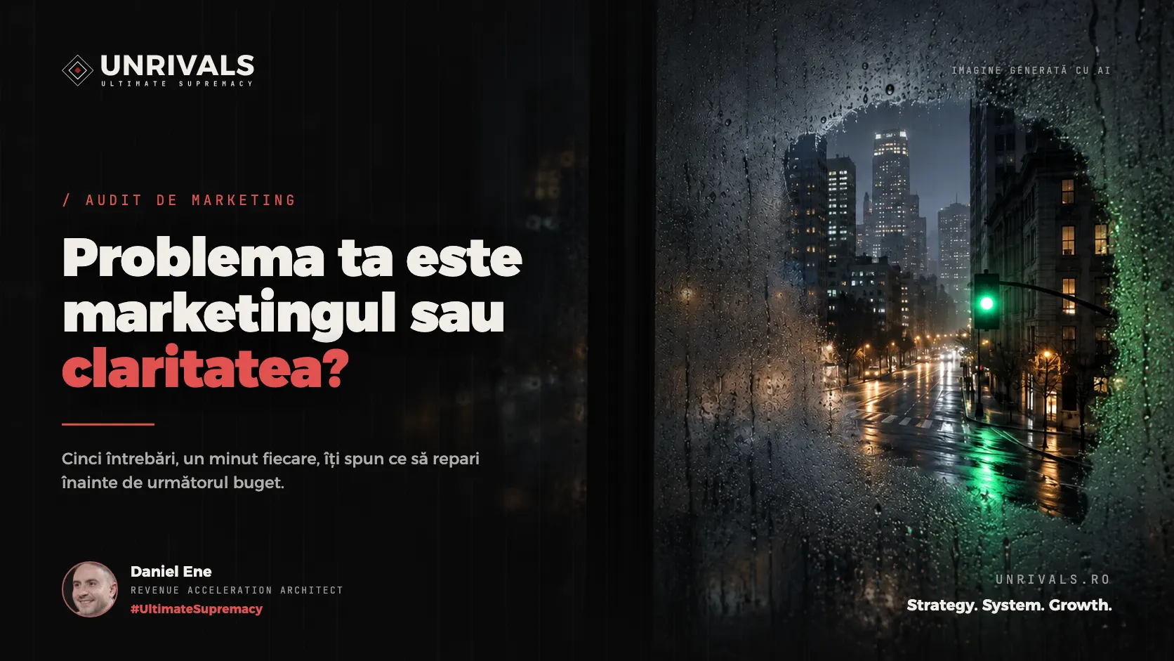 Marketing sau claritate? Întrebarea de 5 minute înainte de următorul buget