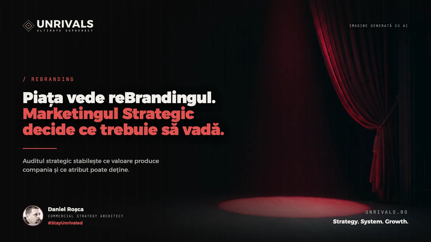 reBranding: Marketing Strategic înainte de procesul de reBranding