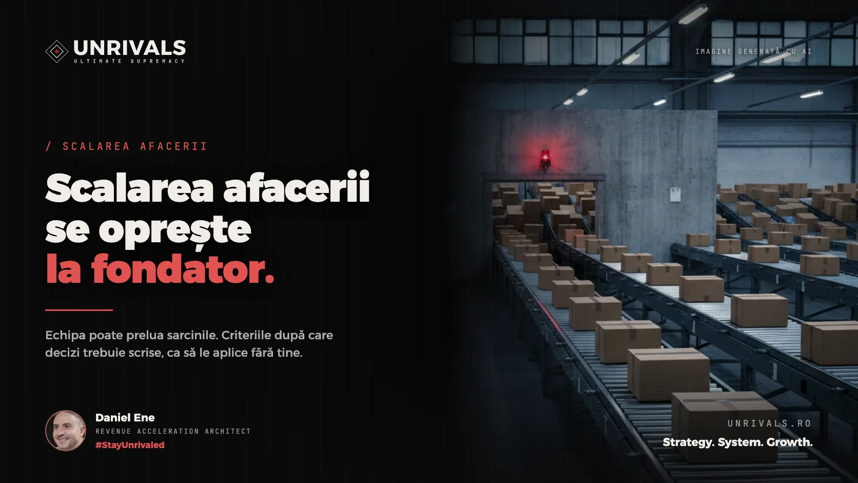 Scalarea afacerii se oprește la fondator: cum scoți deciziile din capul tău