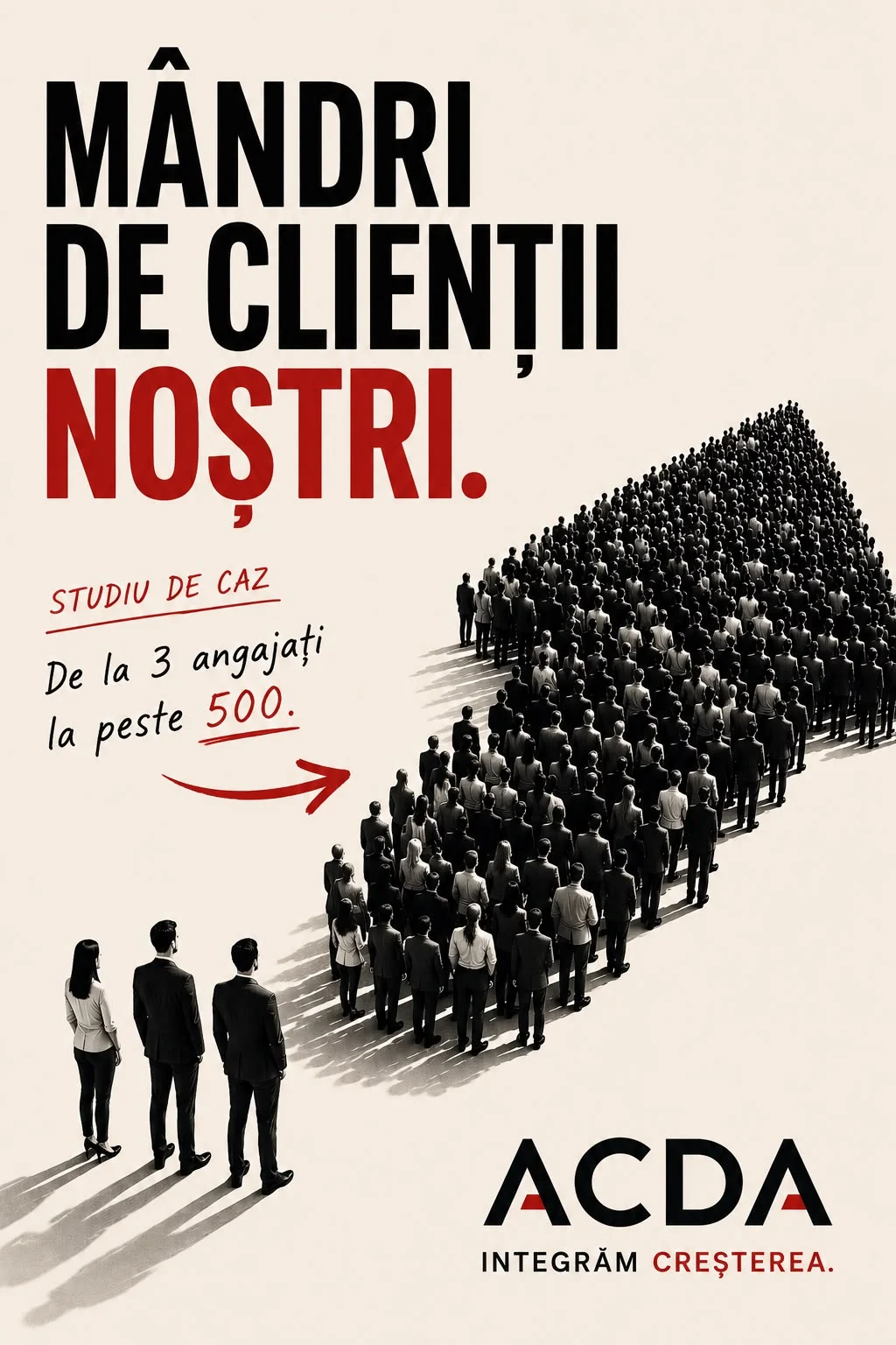 Concept de comunicare ACDA: Mândri de clienții noștri