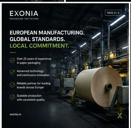 Linie de producție EXONIA, fotografie din materialul strategic trimis